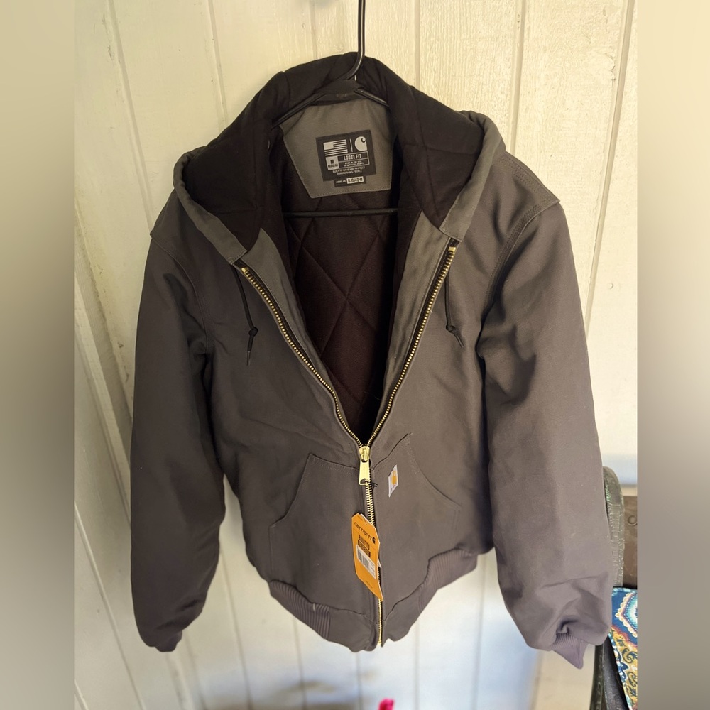 Brand New CARHARTT Firm Duck Insulated Flannel- Lines Active Jacket